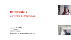 Atelier ESUP GT demat - REX PUBLIK - 18 juin 26
